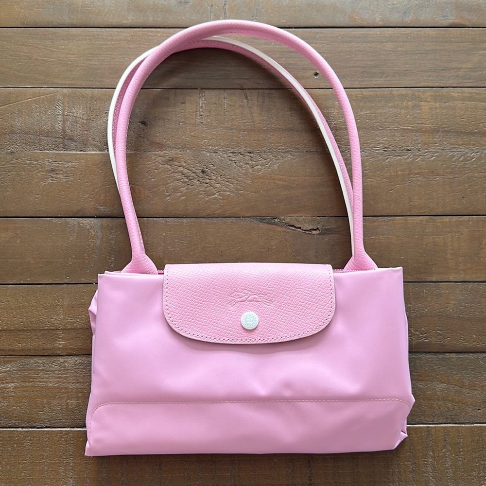 Longchamp shoulder bag pink, large tote year 2020